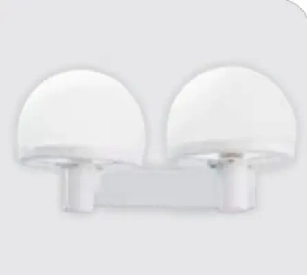 Retrofit / 2XGLS / CFL / LED B-22 Wall Light-1